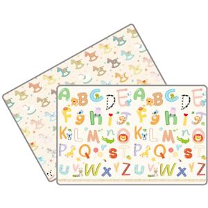 LALALU Podložka Standard, rozměr 200 x 150 x 1.5 - Poníci a abeceda