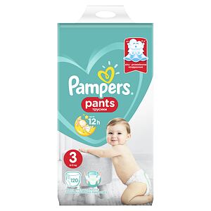 Pampers Pants Vel. 3, 120 Plenek