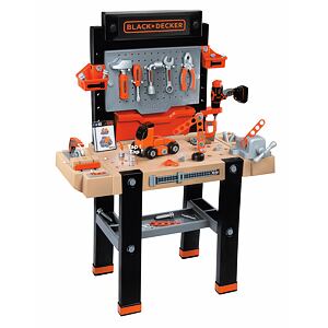 Smoby Black & Decker Veľká pracovná dielňa Ultimate, zvuk