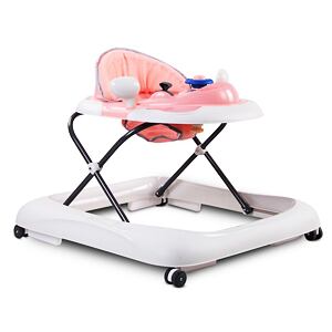 Sunbaby Dětské chodítko Car pink