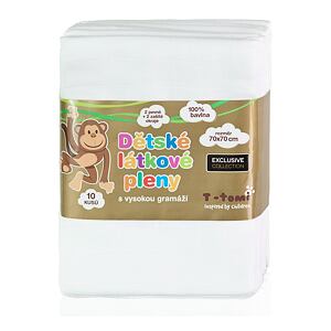 T-tomi Látkové TETRA pleny, bílé