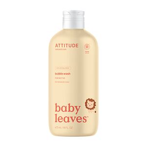 ATTITUDE Detská pena do kúpeľa Baby leaves s vôňou hruškovej šťavy 473 ml