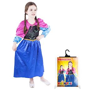 Rappa Dětský kostým princezna zimní království - Anna (S)