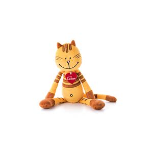 Kočka Pipa Lipa, střední - žlutá (38 cm)
