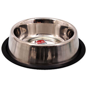 Miska DOG FANTASY nerezová s gumou 23 cm 750 ml