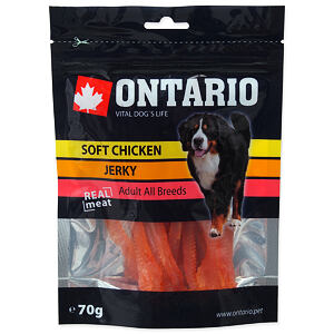 Pochúťka ONTARIO mäkké kuracie prúžky 70 g