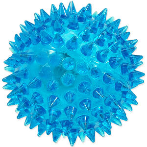Hračka DOG FANTASY loptička LED modrá 6 cm 1 ks