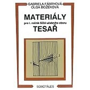 Materiály - pro I. roč. SOU učebního oboru tesař