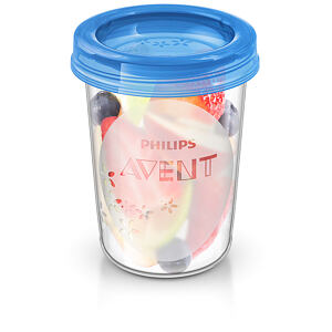 AVENT VIA pohárky s víčkem 240ml - 5ks