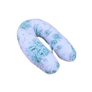 COSING Dojčiaci vankúš Sleeplease 195 cm - Pivonky s plameniakmi mätová