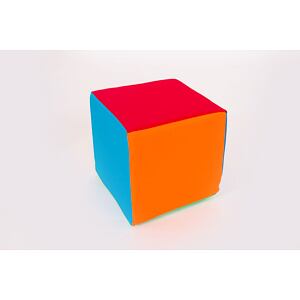 Moliplay Molitanová stavebnice barevná kostka Moliplay 30x30x30 koženka XXL