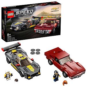 LEGO® Speed Champions 76903 Chevrolet Corvette C8.R a 1968 Chevrolet Corvette