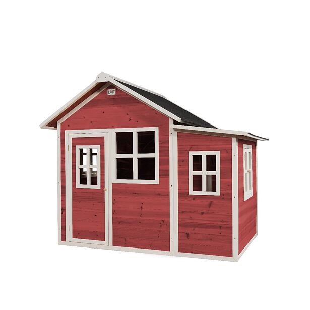 EXIT TOYS Zahradní cedrový domeček Exit Loft 150 červený