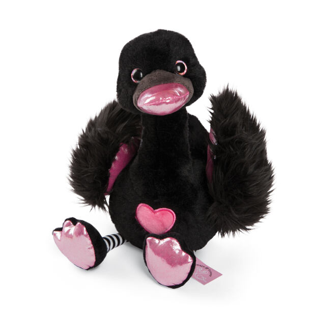 NICI plyš Love Čierna labuť 25cm