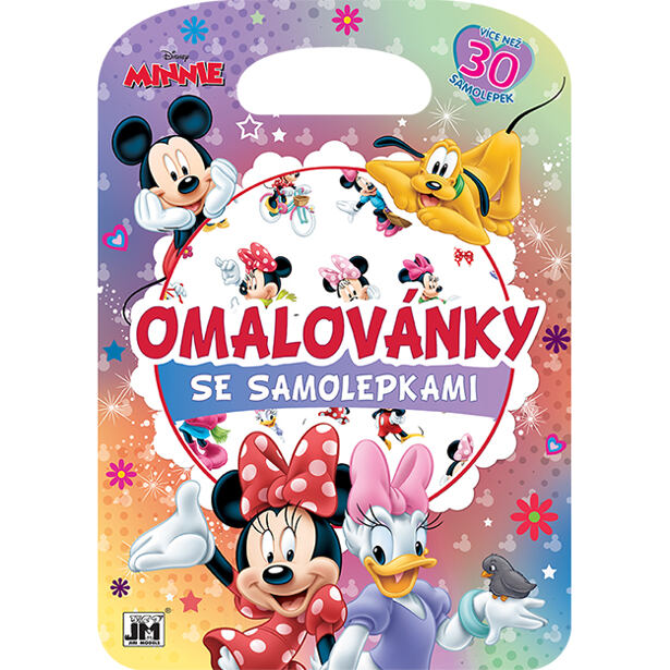 JIRI MODELS Omaľovánky so samolepkami/ Minnie