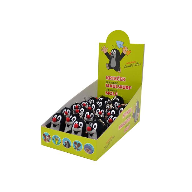 Krtek 8cm, karabinka,asort-box