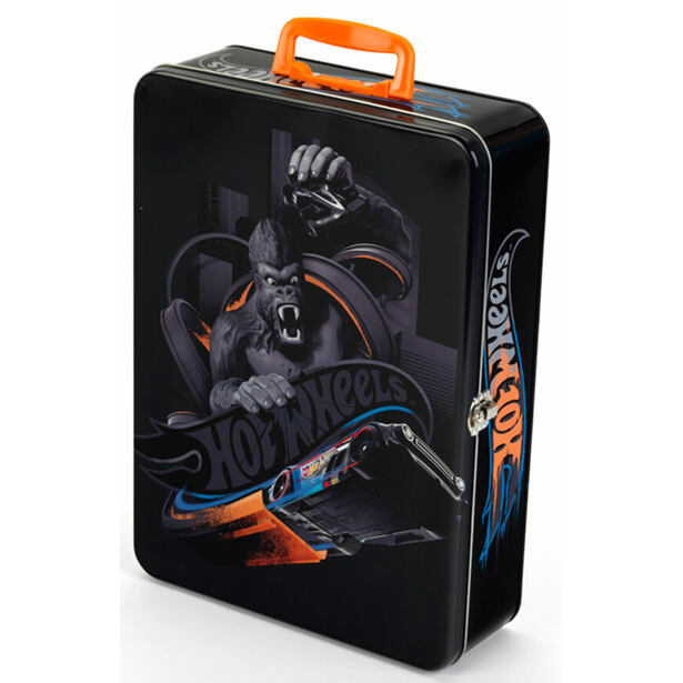232881 Sběratelský kufřík Hot Wheels, 50 kusů - poškozený obal