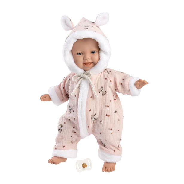 Llorens LITTLE BABY - realistická bábika bábätko s mäkkým látkovým telom - 32 cm