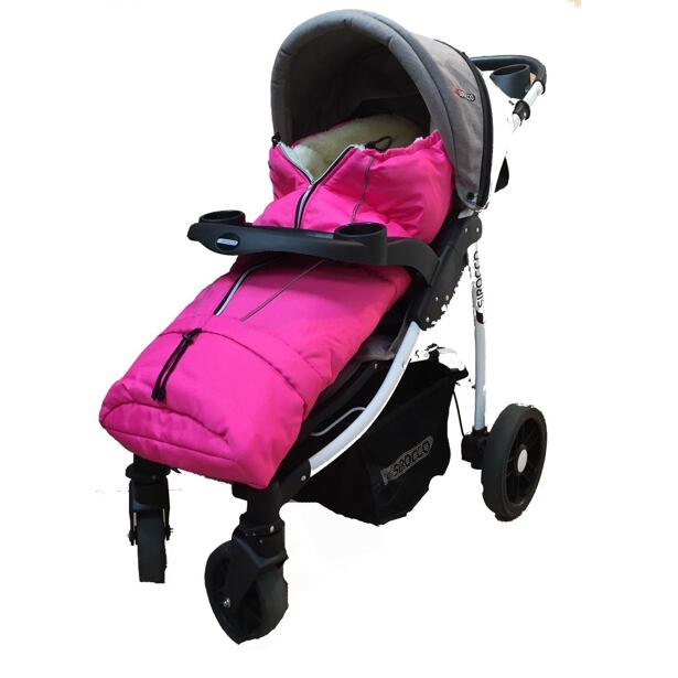 Baby sky fusak polar univerzální růžová 