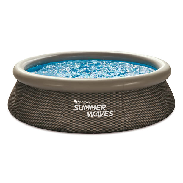 MAC TOYS Rodinný bazén ratan s filtráciou
