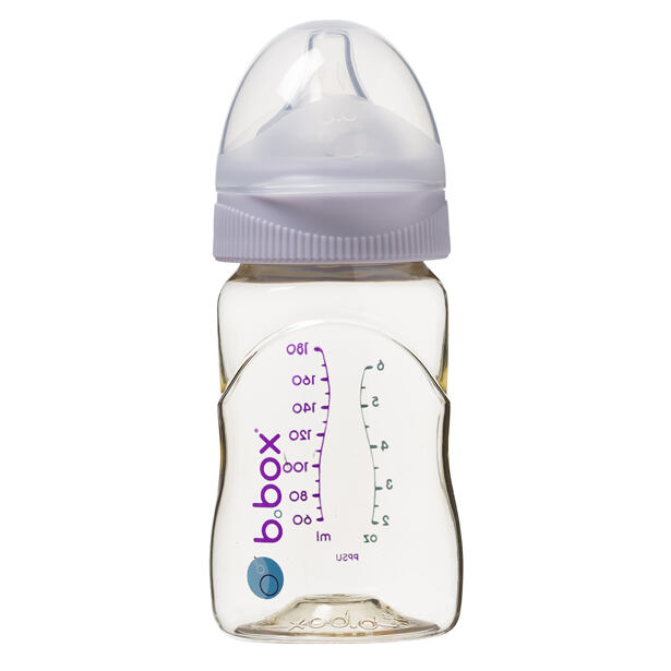b.box Antikoliková kojenecká láhev 180 ml - růžová