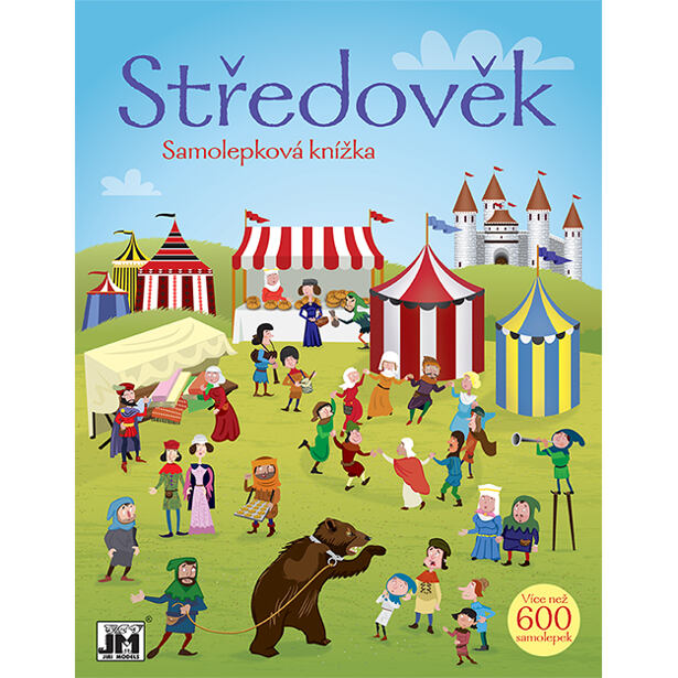 JIRI MODELS Veľká samolepková kniha/ Stredovek
