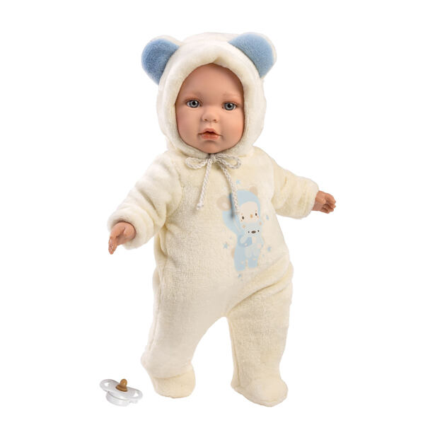Llorens BABY ENZO - realistická bábika bábätko s mäkkým látkovým telom - 42 cm