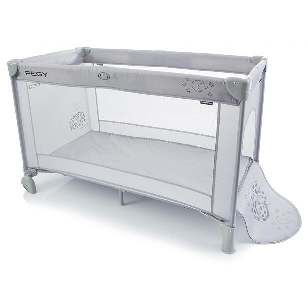 Babypoint cestovní postýlka Pegy gray 
