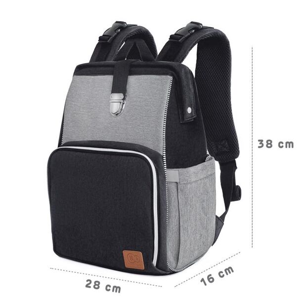 KINDERKRAFT Taška prebaľovací / batoh Molly black