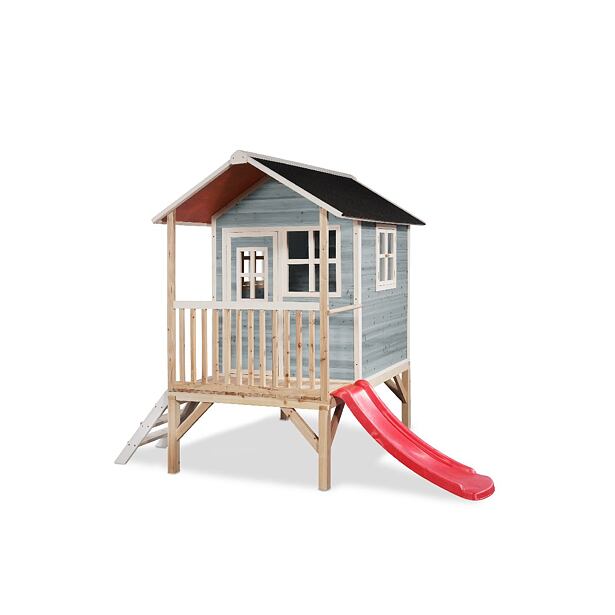 EXIT TOYS Zahradní cedrový domeček Exit Loft 300 modrý