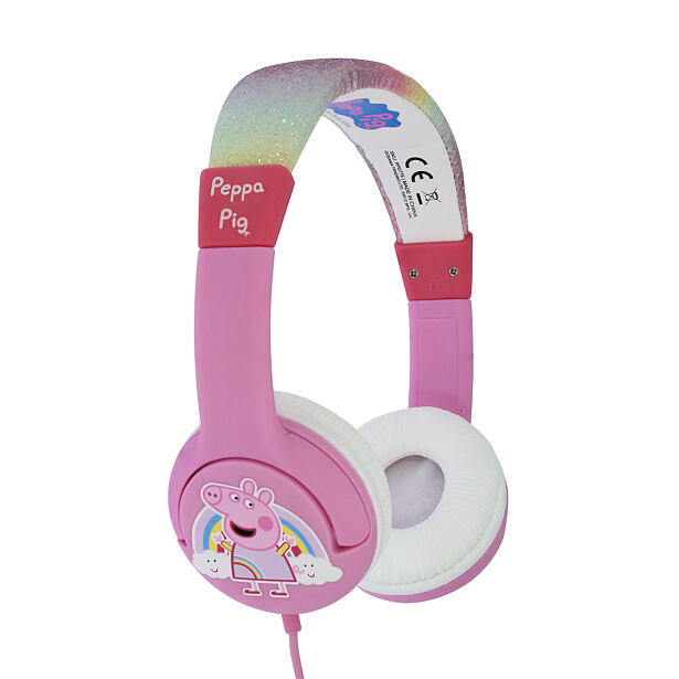 OTL Peppa Pig Rainbow detské slúchadlá