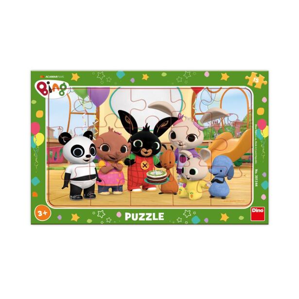 Dino BING V ŠKOLKE 15 doskové Puzzle