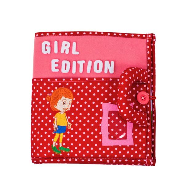 Interaktívna detská knižka Quiet Book Girl