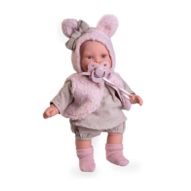 Antonio Juan 11320 KIKA - realistická bábika so zvukmi a mäkkým látkovým telom - 27 cm