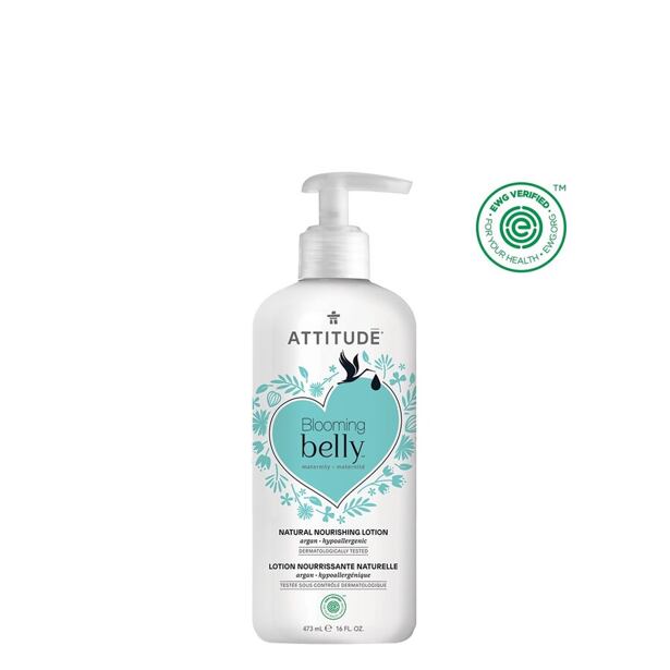 ATTITUDE Přírodní vyživující tělové mléko Blooming Belly nejen pro těhotné s arganem 473 ml