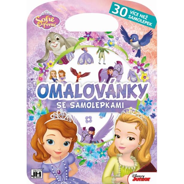 JIRI MODELS Omaľovánky so samolepkami Sofia