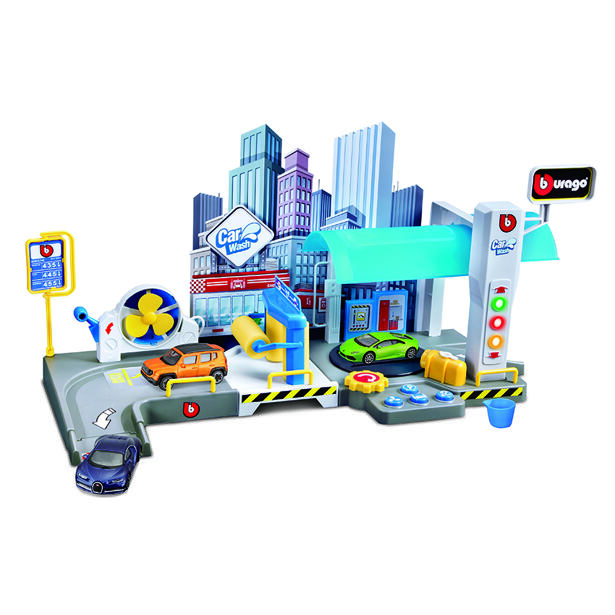 Bburago PLAY 1:43 Street Fire Car Wash