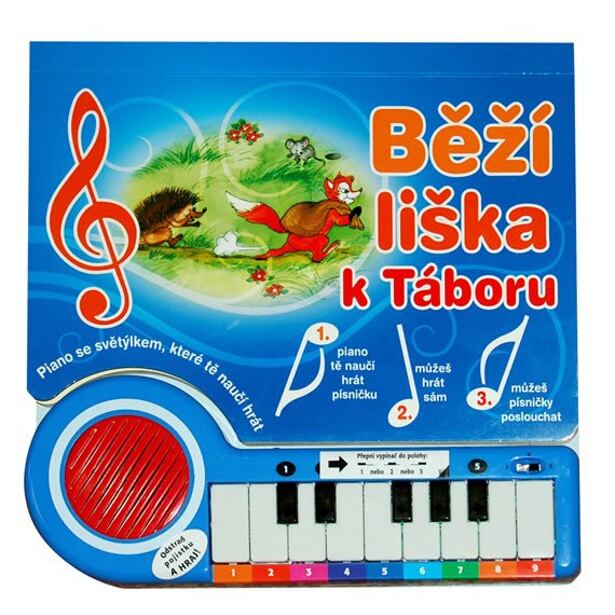 Běží liška k Táboru - Piánko se světýlkem