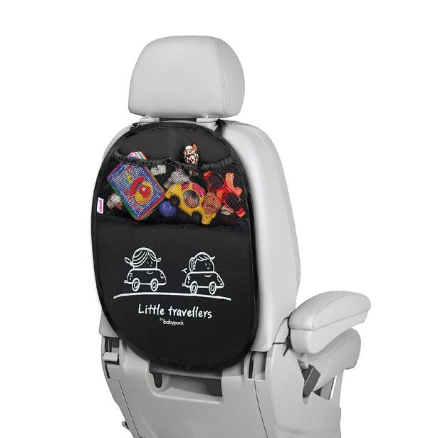 Babypack Organizer a ochrana autosedadla, černý