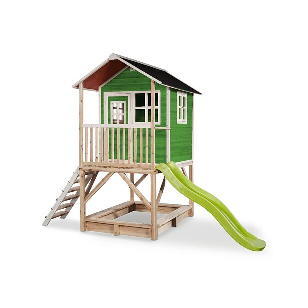 EXIT TOYS Zahradní cedrový domeček Exit Loft 500 zelený