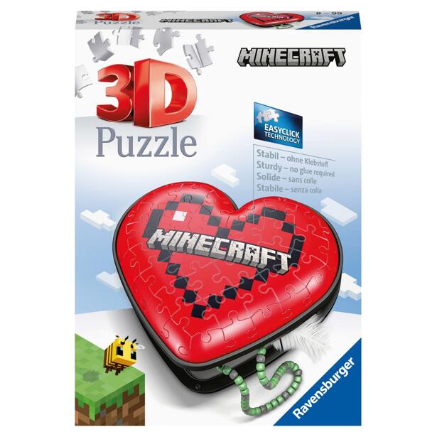 Ravensburger Srdce Minecraft 3D puzzle 54 dílků