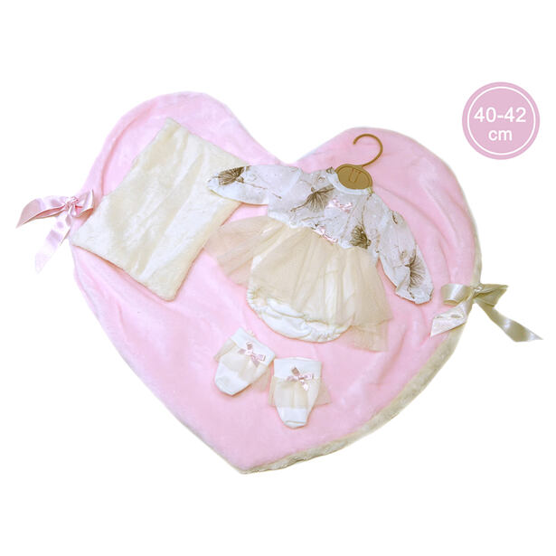 Llorens M740-62 oblečenie pre bábiku bábätko NEW BORN veľkosti 40-42 cm