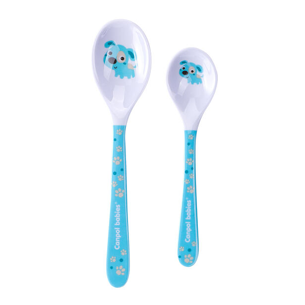 CANPOL BABIES Melamínové lyžičky 2 ks BUNNY &amp; COMPANY