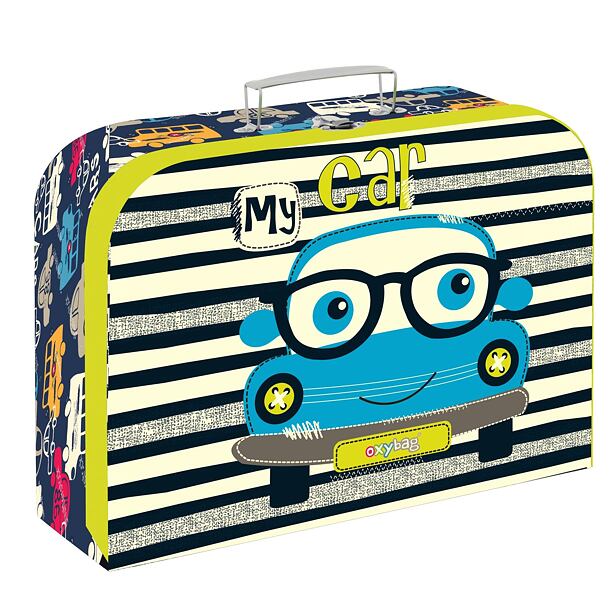 Oxybag  Kufrík lamino 25 cm - Autíčko