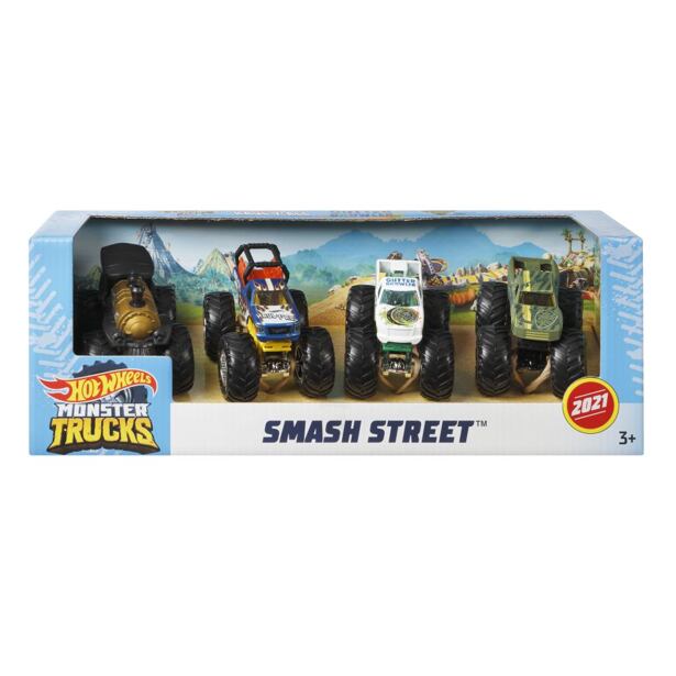 HW MONSTER TRUCKS 4KS TRUCK ASST