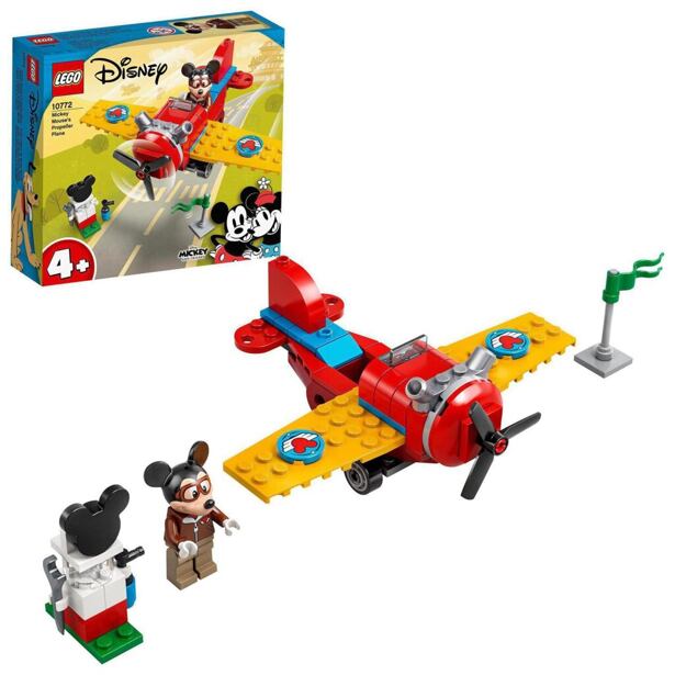 2210772 Myšiak Mickey a vrtuľové lietadlo - poškodený obal