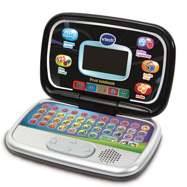 ME 80196328 Vtech První notebook - černý CZ - poškozený obal