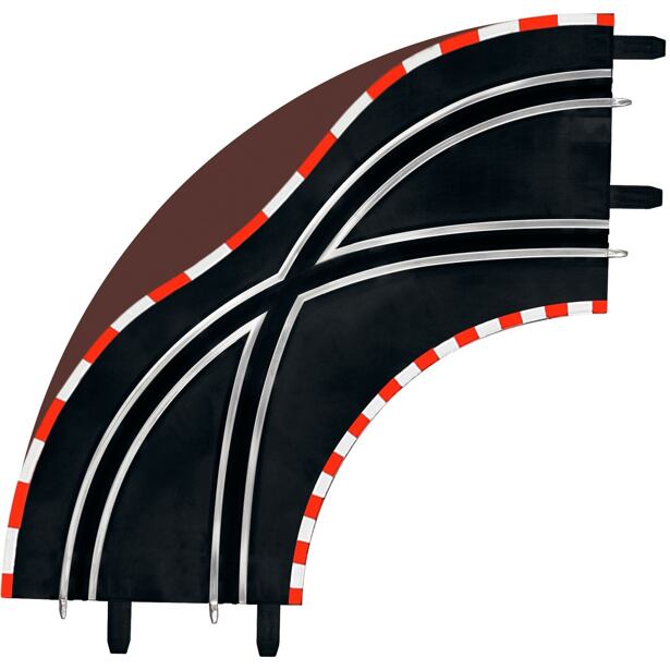 Carrera 61655 Křížení v zatáčce 1/90 (2ks) - GO/GO+/D143