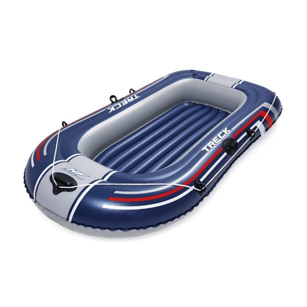 Nafukovací raft Treck X1 s pádly a pumpou, 228x121cm
