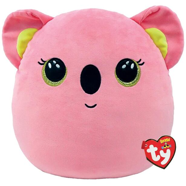 Ty Squish-a-Boos POPPY, 30 cm - růžová koala